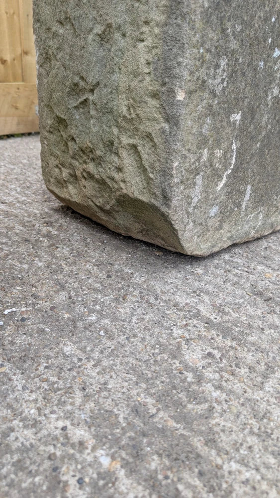 ANTIQUE 18TH CENTURY WEATHERED STONE WATER PUMP TROUGH GARDEN FEATURE PLANTER