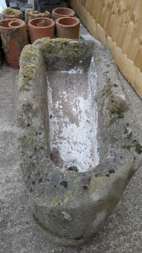 SUPERB ANTIQUE 18TH CENTURY STONE WATER PUMP TROUGH GARDEN FEATURE PLANTER