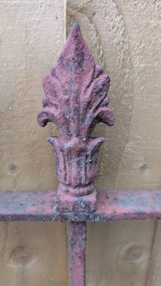 Stunning Large Victorian Wrought Iron Blacksmith Made Pedestrian Garden Gate