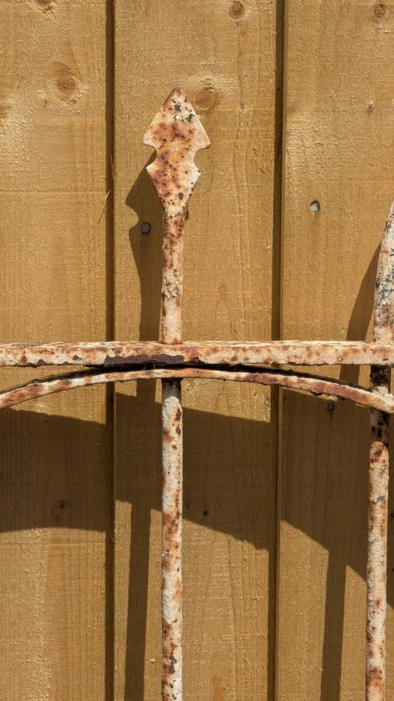 Large Victorian Wrought Iron Blacksmith Estate Made Pedestrian Garden Gate