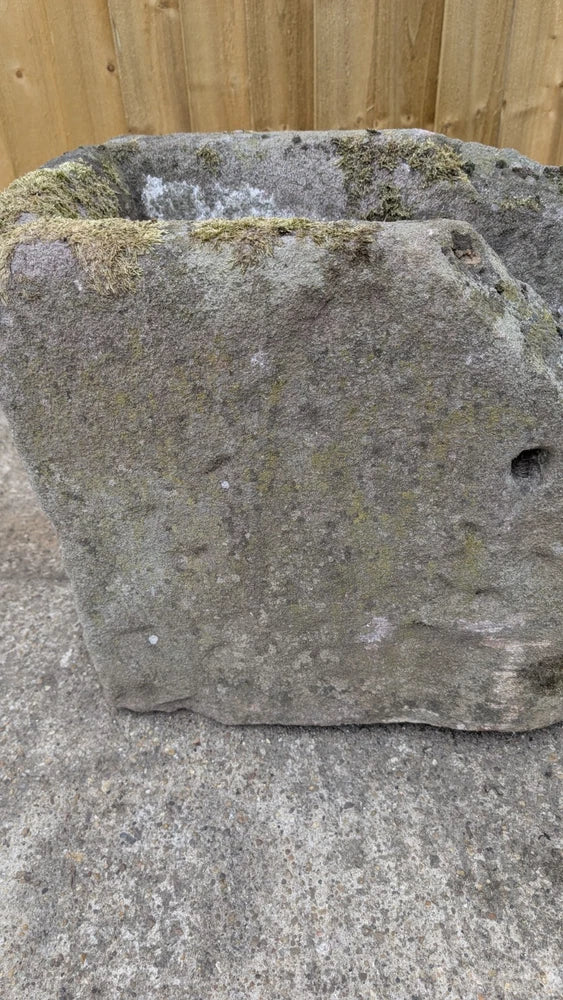 SUPERB ANTIQUE 18TH CENTURY STONE WATER PUMP TROUGH GARDEN FEATURE PLANTER