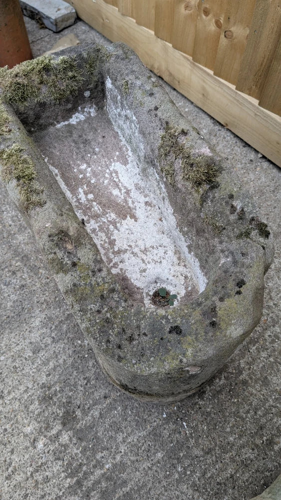 SUPERB ANTIQUE 18TH CENTURY STONE WATER PUMP TROUGH GARDEN FEATURE PLANTER