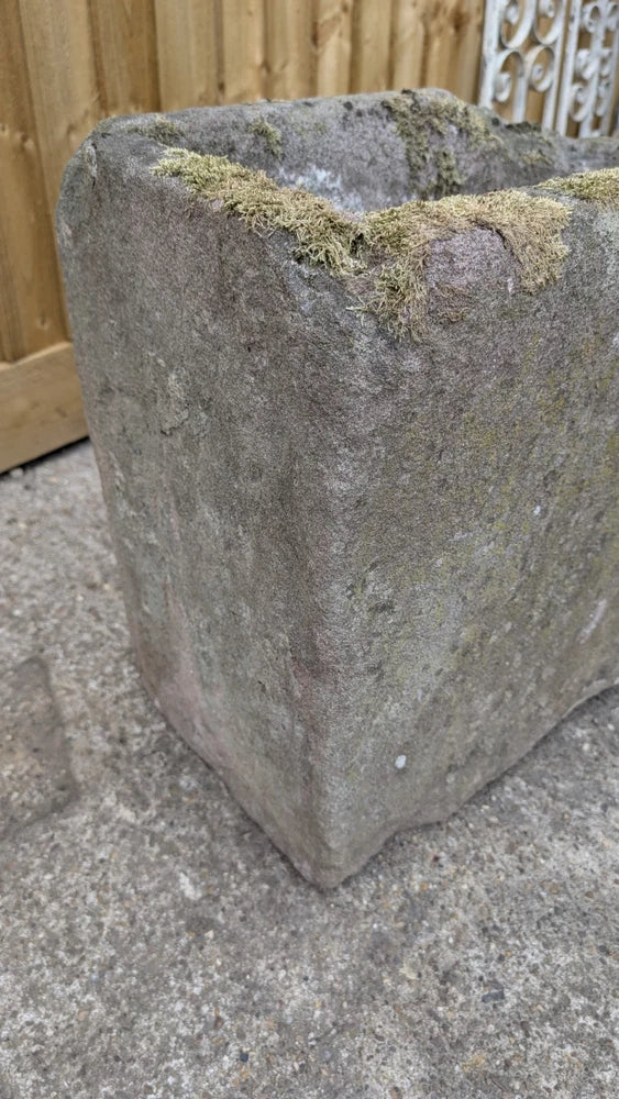 SUPERB ANTIQUE 18TH CENTURY STONE WATER PUMP TROUGH GARDEN FEATURE PLANTER