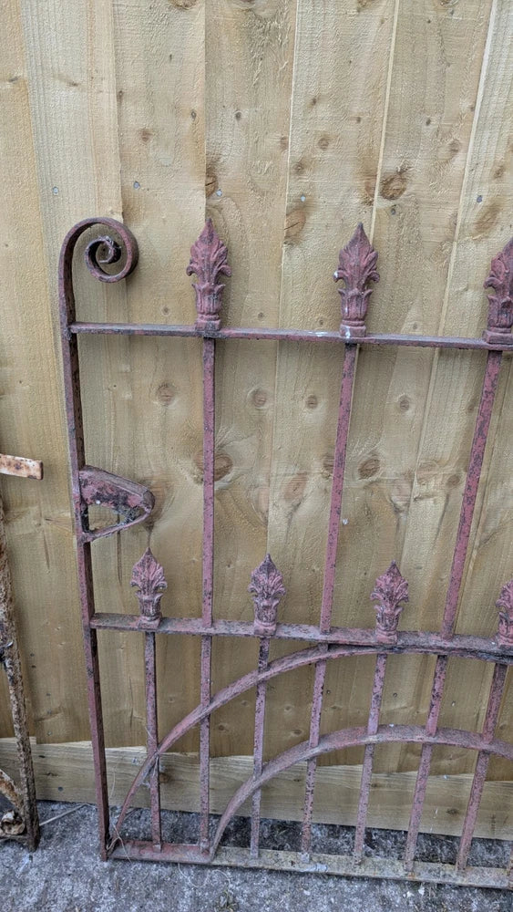 Stunning Large Victorian Wrought Iron Blacksmith Made Pedestrian Garden Gate
