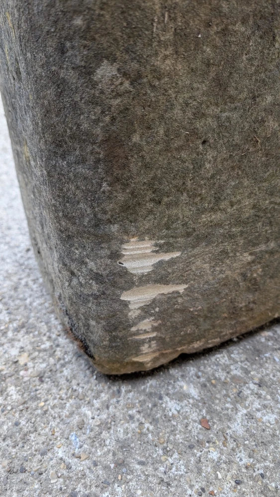 ANTIQUE 18TH CENTURY WEATHERED STONE WATER PUMP TROUGH GARDEN FEATURE PLANTER