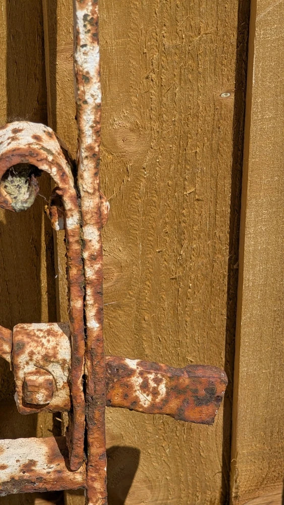 Large Victorian Wrought Iron Blacksmith Estate Made Pedestrian Garden Gate