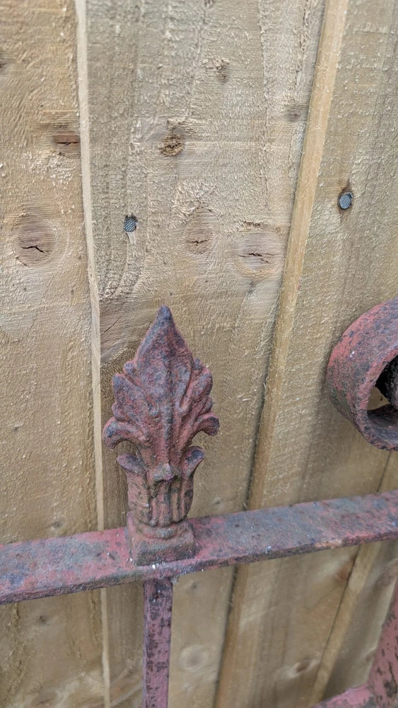 Stunning Large Victorian Wrought Iron Blacksmith Made Pedestrian Garden Gate