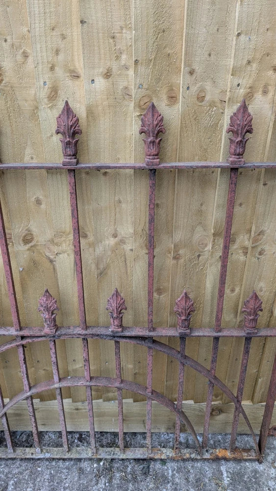 Stunning Large Victorian Wrought Iron Blacksmith Made Pedestrian Garden Gate