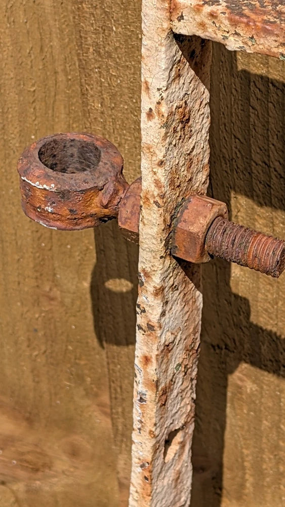 Large Victorian Wrought Iron Blacksmith Estate Made Pedestrian Garden Gate