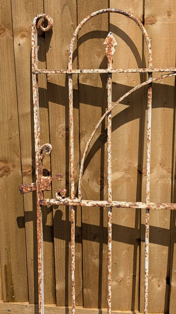 Large Victorian Wrought Iron Blacksmith Estate Made Pedestrian Garden Gate