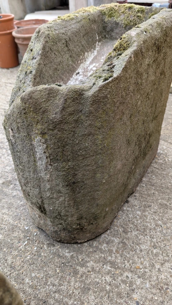 SUPERB ANTIQUE 18TH CENTURY STONE WATER PUMP TROUGH GARDEN FEATURE PLANTER