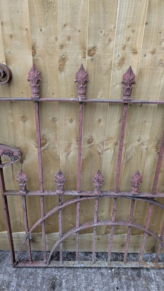 Stunning Large Victorian Wrought Iron Blacksmith Made Pedestrian Garden Gate