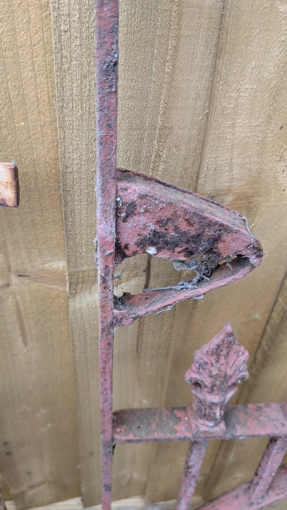 Stunning Large Victorian Wrought Iron Blacksmith Made Pedestrian Garden Gate