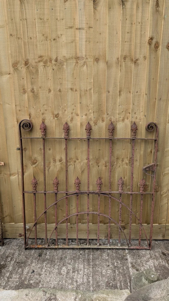 Stunning Large Victorian Wrought Iron Blacksmith Made Pedestrian Garden Gate