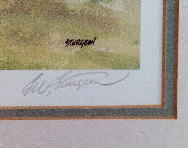 Idle Moments E.R Sturgeon Signed Mounted Limited Edition Gypsy Caravan Print P15