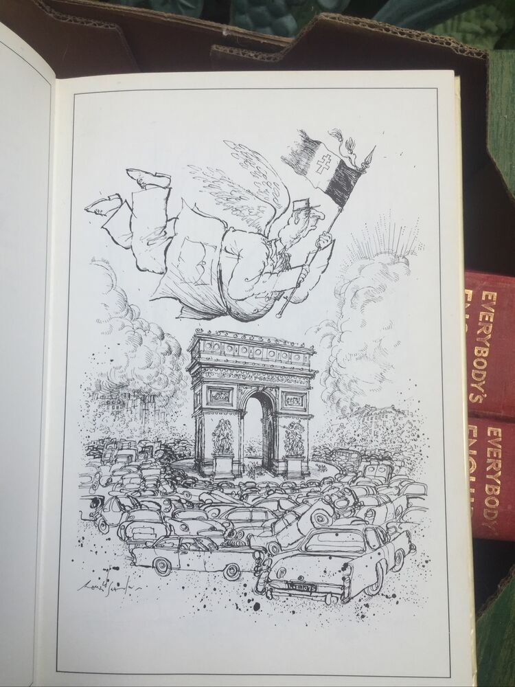 Paris! Paris! Irwin Shaw Ronald Searle 1st Edition 1977 RARE